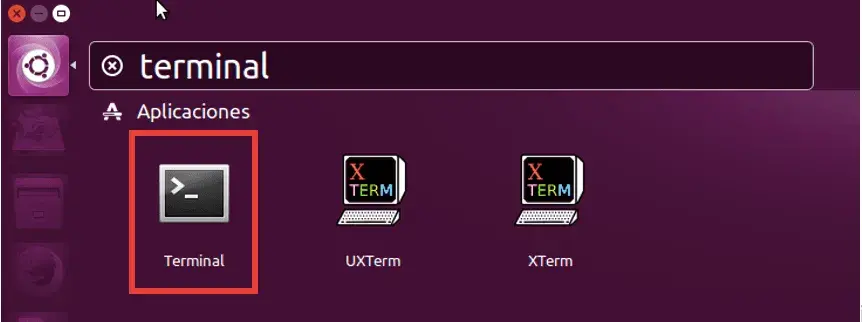 Terminal de Ubuntu