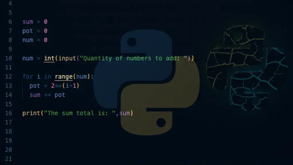 Como sumar una sucesión de números en Python