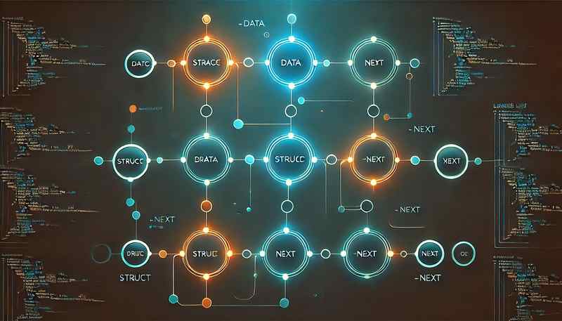 Imagen para el artículo Implementación de Estructuras de Datos en C: Listas Enlazadas