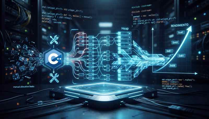 Imagen para el artículo Cómo Gestionar la Memoria en C++ sin Perder Rendimiento